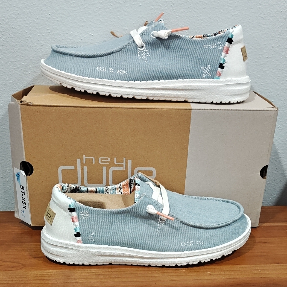 Hey Dude Wendy Boho Light Denim